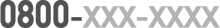 0800-XXX-XXX