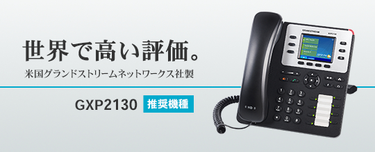 世界で高い評価(GXP2130)